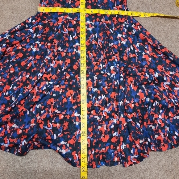 NWT HD in Paris (Small) Floral Knit Swing Saraid Print Dress Anthropologie - Picture 9 of 9